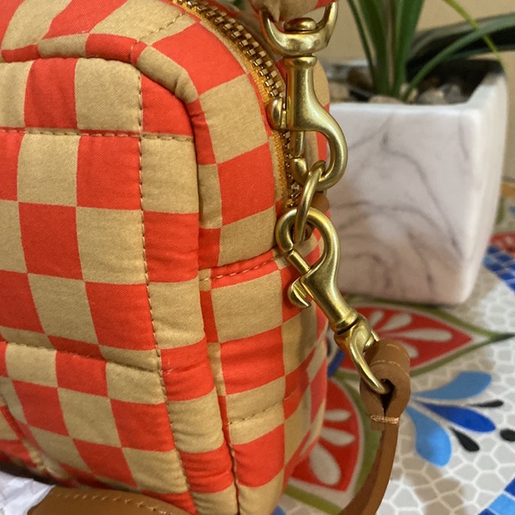 Clare V.. Lucie Quilted Checker Crossbody Bag - Picture 12 of 13